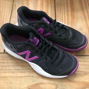 New balance 996 Court Black/Violet Sz 6